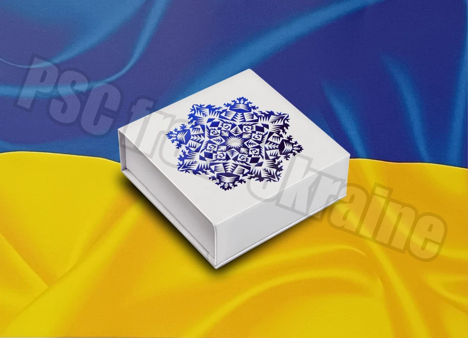 NUEVO Ucrania 2024 10 Hryven Plata Navidad y Año Nuevo Moneda 1Oz Juguete Año Nuevo Foto 3 de 3