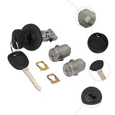 2 Door Lock Set Ignition Key Switch Cylinder For Cadillac Chevrolet Pickup Truck