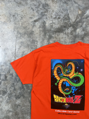 RARE Vintage 90s 2XL Dragon Ball Z Collectible Card Game Tee Orange - Picture 2 of 4