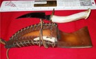 BCS SCHOPP  MONTANA " RAM RAPIER BLADE  " SNAKE  LOGO  CUSTOM KNIFE light handle — photo 6