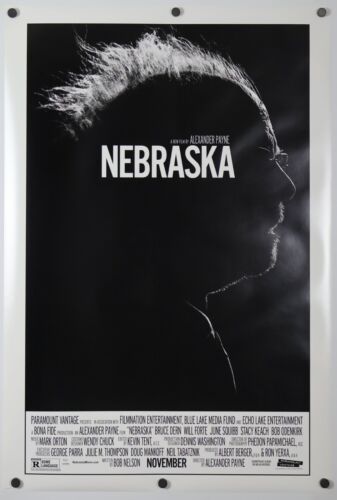 Nebraska - original DS movie poster - 27x40 D/S 2013 Bruce Dern - Foto 1 di 2