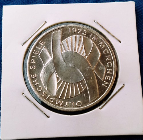 10 Deutsche Mark 1972. Olympic Games in Munich, Germany silver coin 15,5 grams ! - Picture 2 of 2