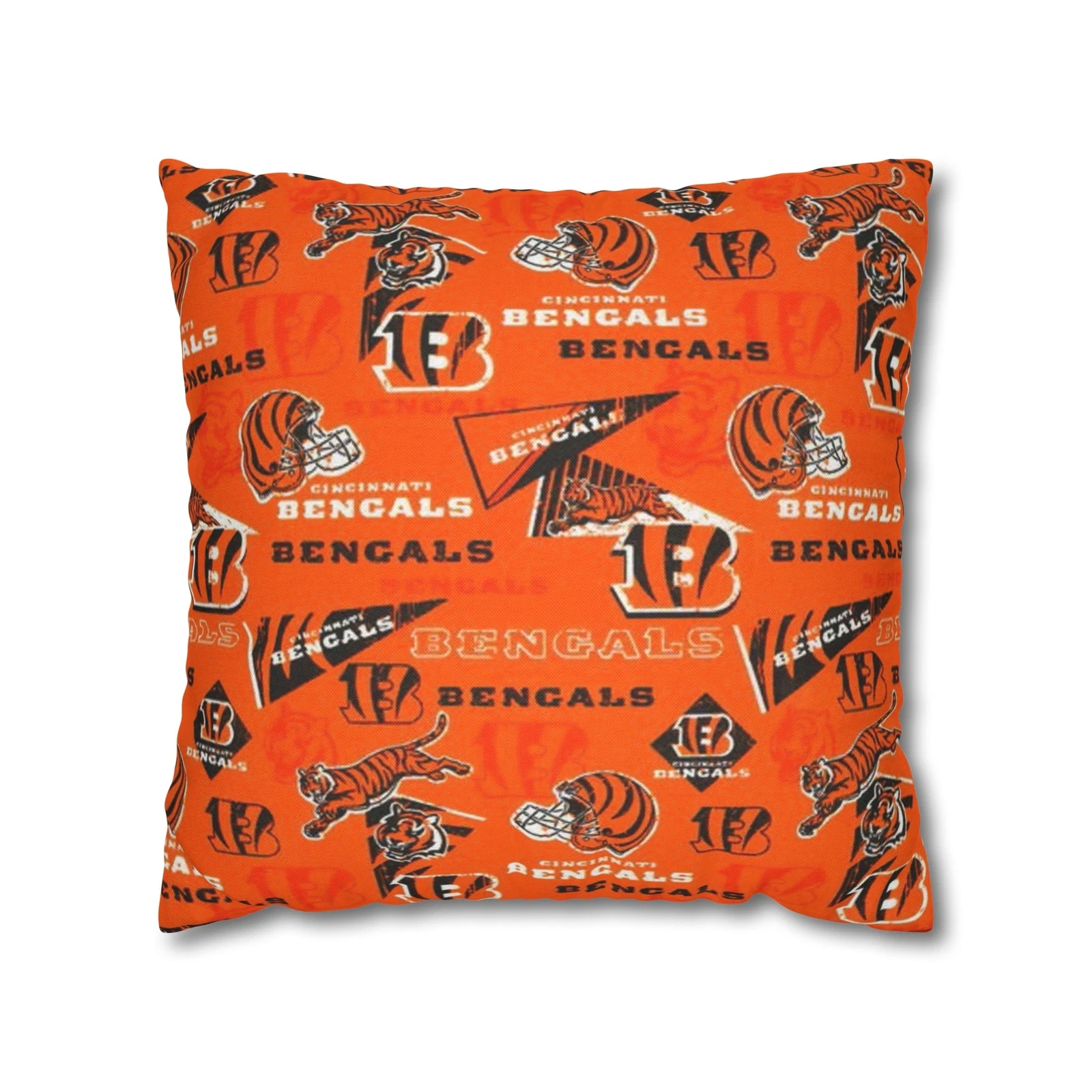 Cincinnati Bengals Spun Square Pillowcase