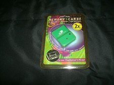 Sony Playstation Nyko 2X Memory Card Brand New Factory Sealed