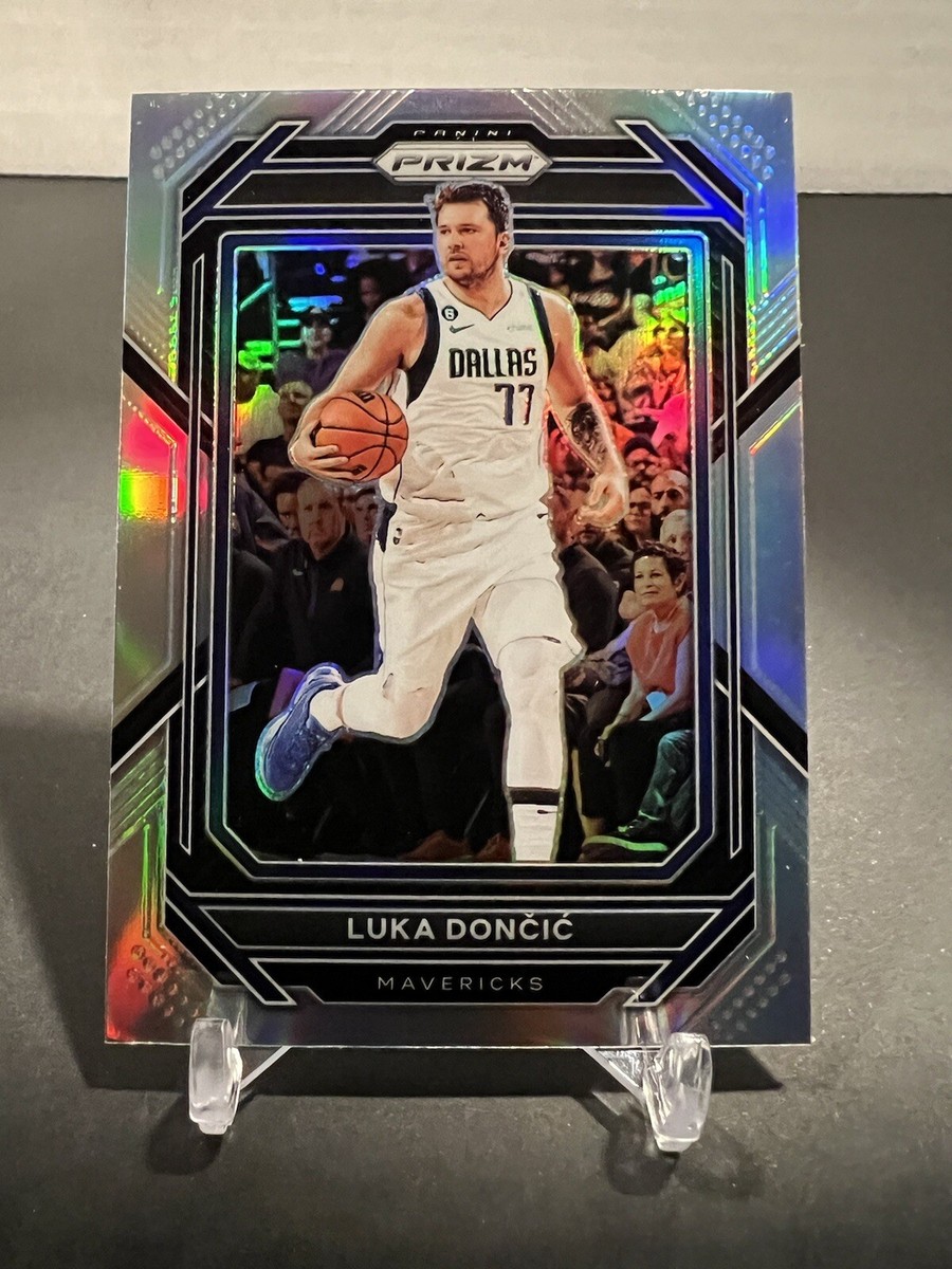 Luka Doncic 2022-23 Panini Prizm Silver Basketball #196 Dallas 