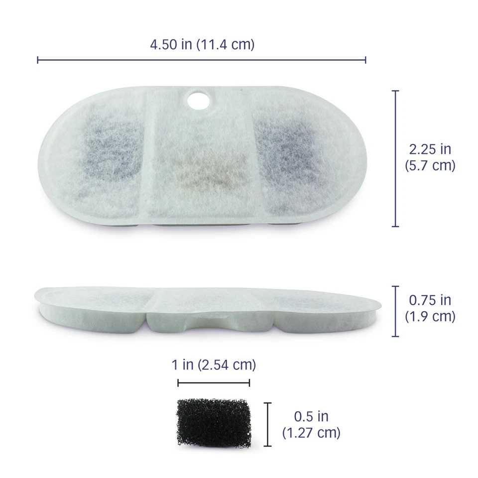 Filtros de agua PET STANDARD para cápsula libre de BPA PETLIBRO®, paquete de 12 Foto 3 de 4