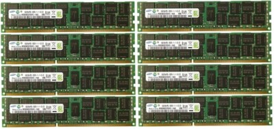 128GB Samsung DDR3 16GB メモリー 8枚セット 128GB SAMSUNG 8x 16GB DDR3L 1600 MHz PC3L-12800R ECC RDIMM REG