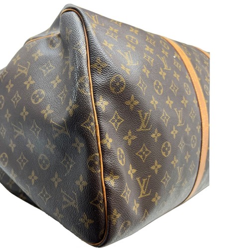 Louis Vuitton Keepall 55 Monogram Canvas Leather Duffel Bag - Picture 6 of 12