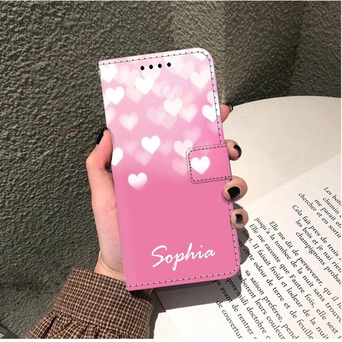 Wallet PU Leder Tasche Individuell Bedruckt Cover für iPhone 16 15 14 Pro Max 13 12 17 - Bild 18 von 100