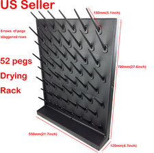 52 Pegs Lab Supply Wall Desk Telescopic Drying Rack