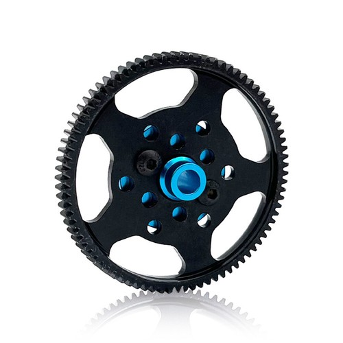 1/10 RC Car Heavy Duty Steel Spur Gear & Aluminum Mount For Tamiya CC02 Upgrade - Photo 2/12