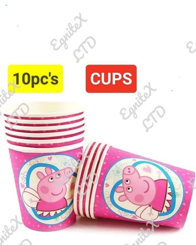 PEPPA PIG Girls Birthday Party Decorations Tableware Supplies Pink Children Kids - Picture 7 of 29