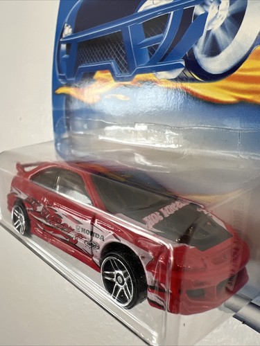 Hot Wheels 2001 First Editions 15/36 Honda Civic SI in Red, VHTF - Picture 4 of 9