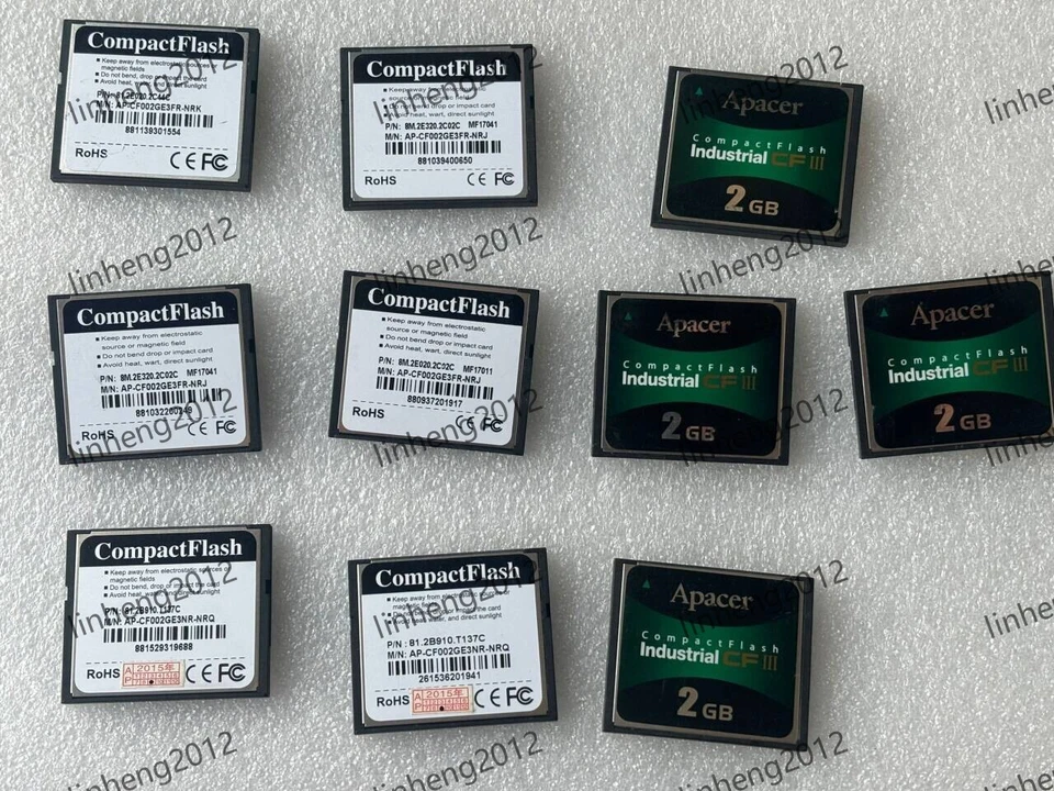 10PCS Apacer 2GB Industrial Grade CFIII 2GB CF card - Image 2 of 2