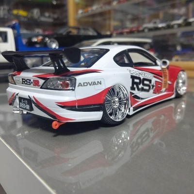 JDM Legend NISSAN SILVIA 200SX S15 DRIFT Custom D1GP NEX Diecast 
