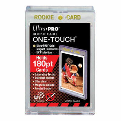 Ultra Pro One Touch 180pt GOLD ROOKIE Super Thick Magnetic Trading Card Holder