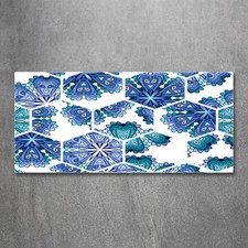 Glas-Bild Wandbilder Druck auf Glas 120x60 Deko Sonstige Mandala Elemente