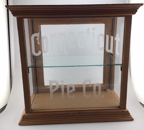 Connecticut Pie Company Advertising Display Case Georgetown D.C. Frisbie Era