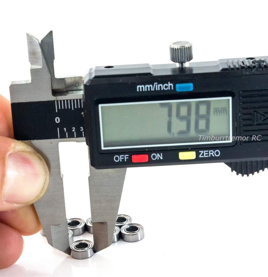 HSP 86082 Steel 4x8x3mm Ball Bearings (8) for Redcat Racing Volcano18 Everest-16 - Image 2 of 2