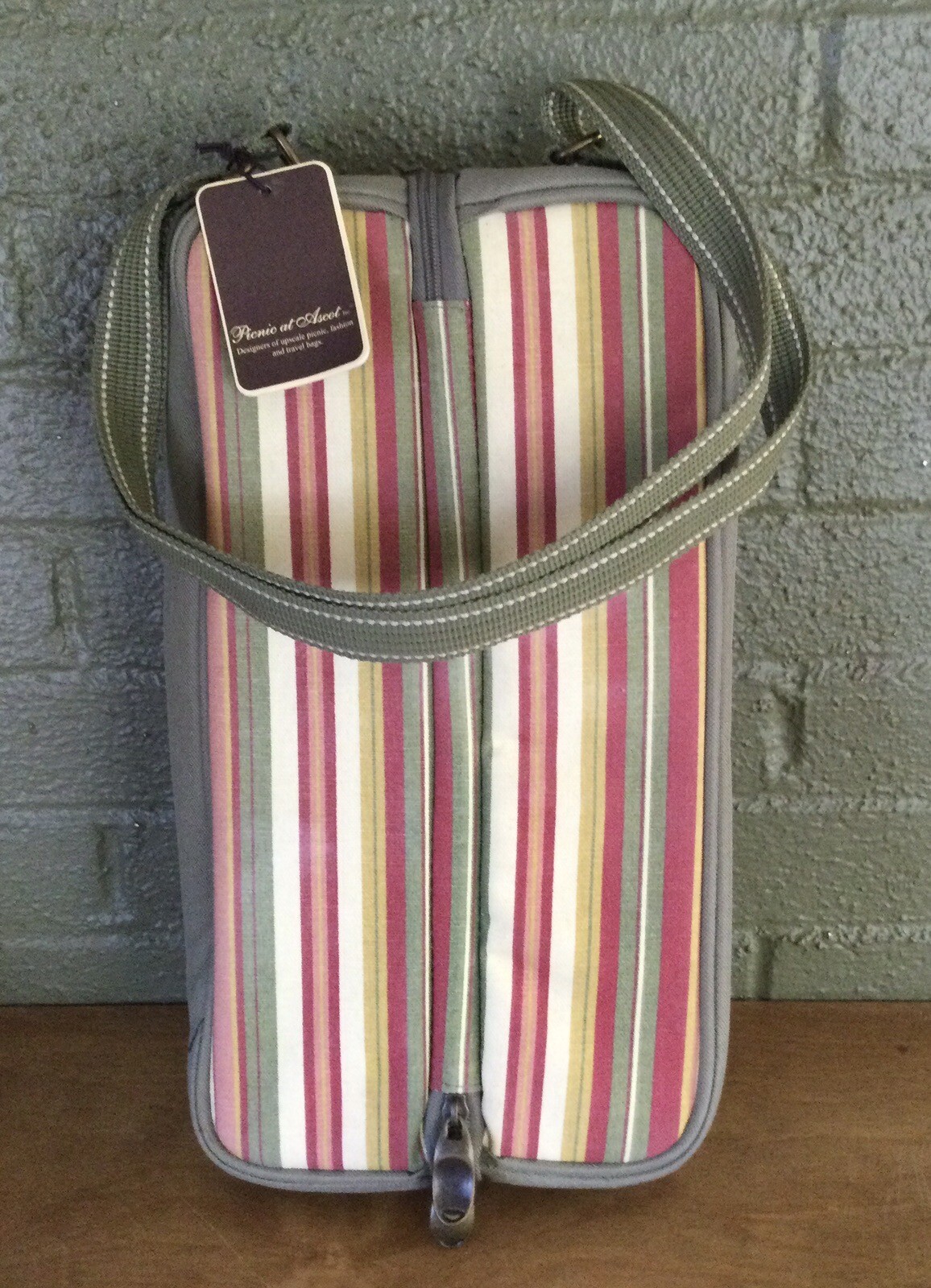 Picnic At Ascot Wine For Two Insulated Carrier NWT eBay