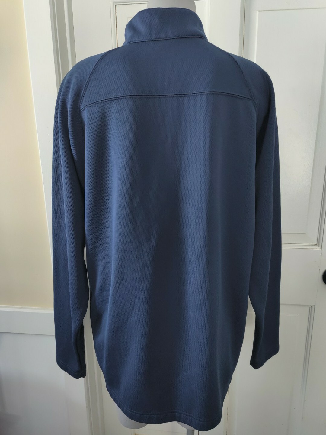 Columbia Dark Blue Partial Zip Pullover Jacket Sw… - image 5