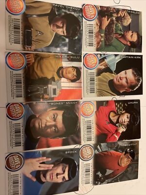 dave and busters star trek cards limited edition Coin Pusher TOS Full Set w TRIBBLES Dave And Buster Star Trek