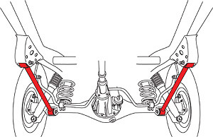 SPC Rear Lower Control Arms Fits Toyota Land Cruiser 100 Series 25955 (PAIR) - Picture 2 of 2