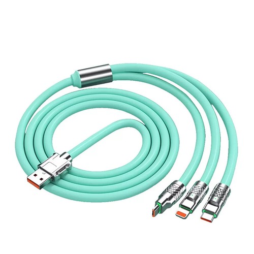 3 in 1 Fast USB Charging Cable Universal Multi Function Cell Phone Charger Cord - Photo 8 sur 24
