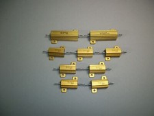 Dale Resistors Mixed Lot of 9 1 RH-50 3 OHM 1 NH-50 150 OHM 7 RH-25 .1 OHM 