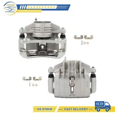 Front Brake Calipers Pair w/ Bracket For 97 98 99 00 01 02 2003 CHEVROLET MALIBU