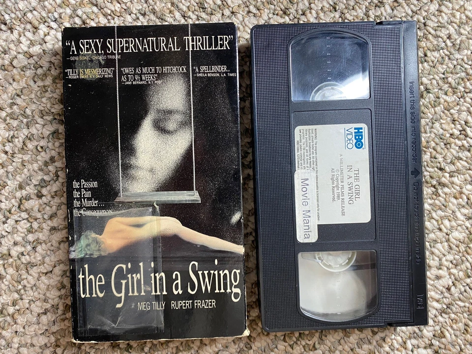 The Girl In A Swing VHS, 1989, A Millimeter Films Release, HTF OOP, Psychic - Image 2 of 4