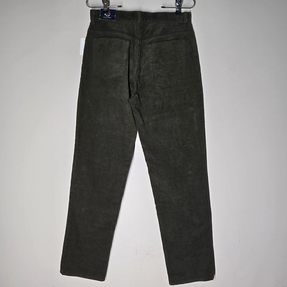Pantalones polar Brooks Brothers clásicos de pana verde talla 16 para niños nuevos con etiquetas Foto 4 de 4