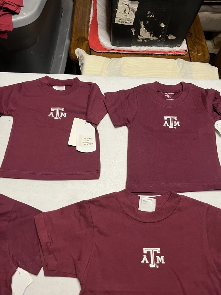 Texas A M toddler t-shirts various sizes - Image 2 of 4