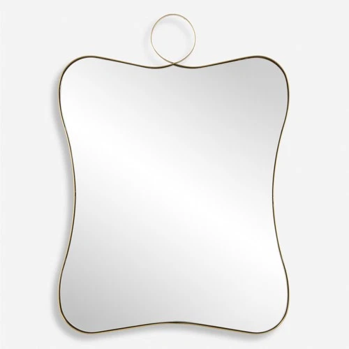 Uttermost 09974 Talia 24" W x 33" H Specialty Framed Bathroom - Brass - Picture 1 of 6