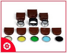 Rollei Rolleiflex Filter Set Bay 3 RIII Hood Rolleinar 2  3 UV  4 Color
