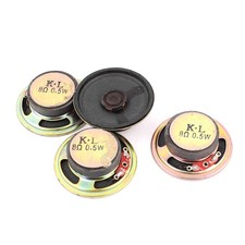 0.5W 8 Ohm 50mm Diameter External Magnet Speaker Loudspeaker 4Pcs