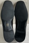 2000s Prada 2D 1454 Spazzolatta Punch Medallion Rubber Sole Loafer UK 7.5 US 8.5 — photo 7