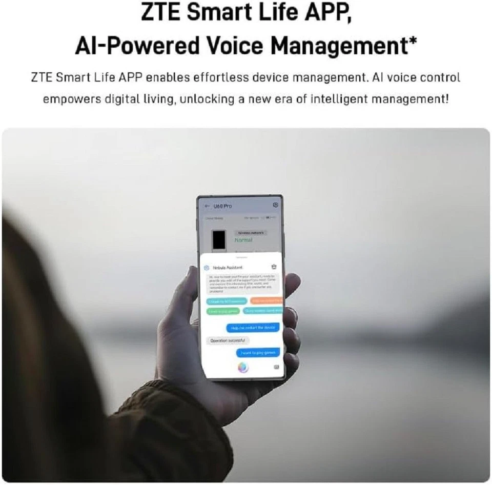 ZTE U60 Mobiler 5G WiFi 7 LTE Hotspot Wingle Touchscreen für bis zu 64 Geräte - Bild 4 von 4