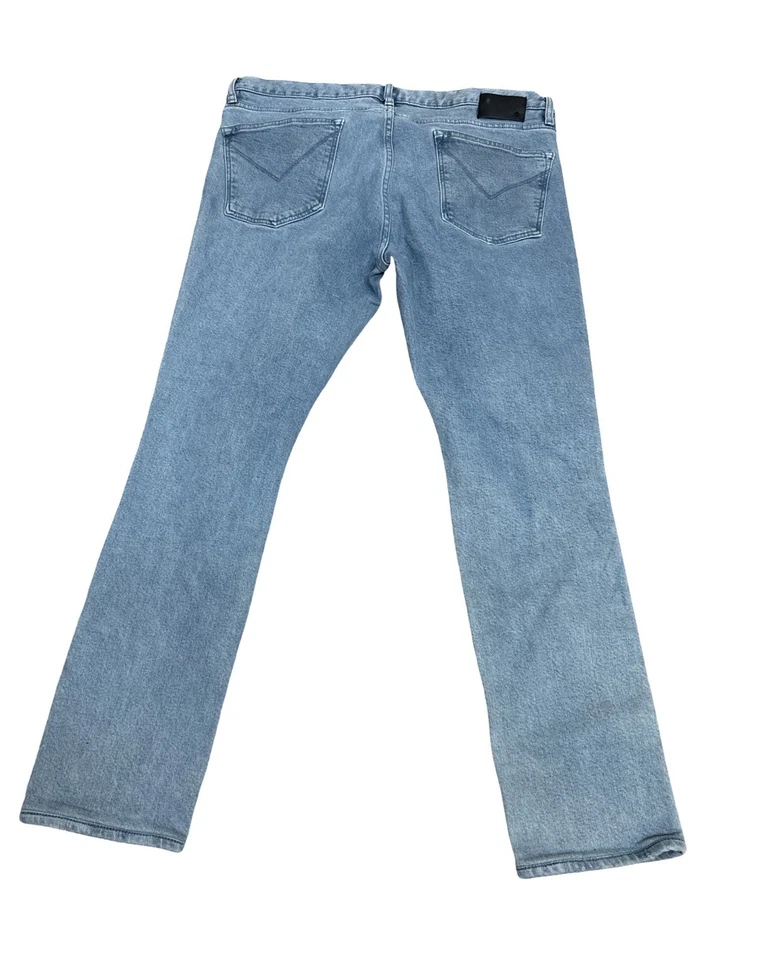 John Varvatos USA Men’s Blue Wight Skinny Denim Distressed Jeans Size 36 X 30 - Image 2 of 4