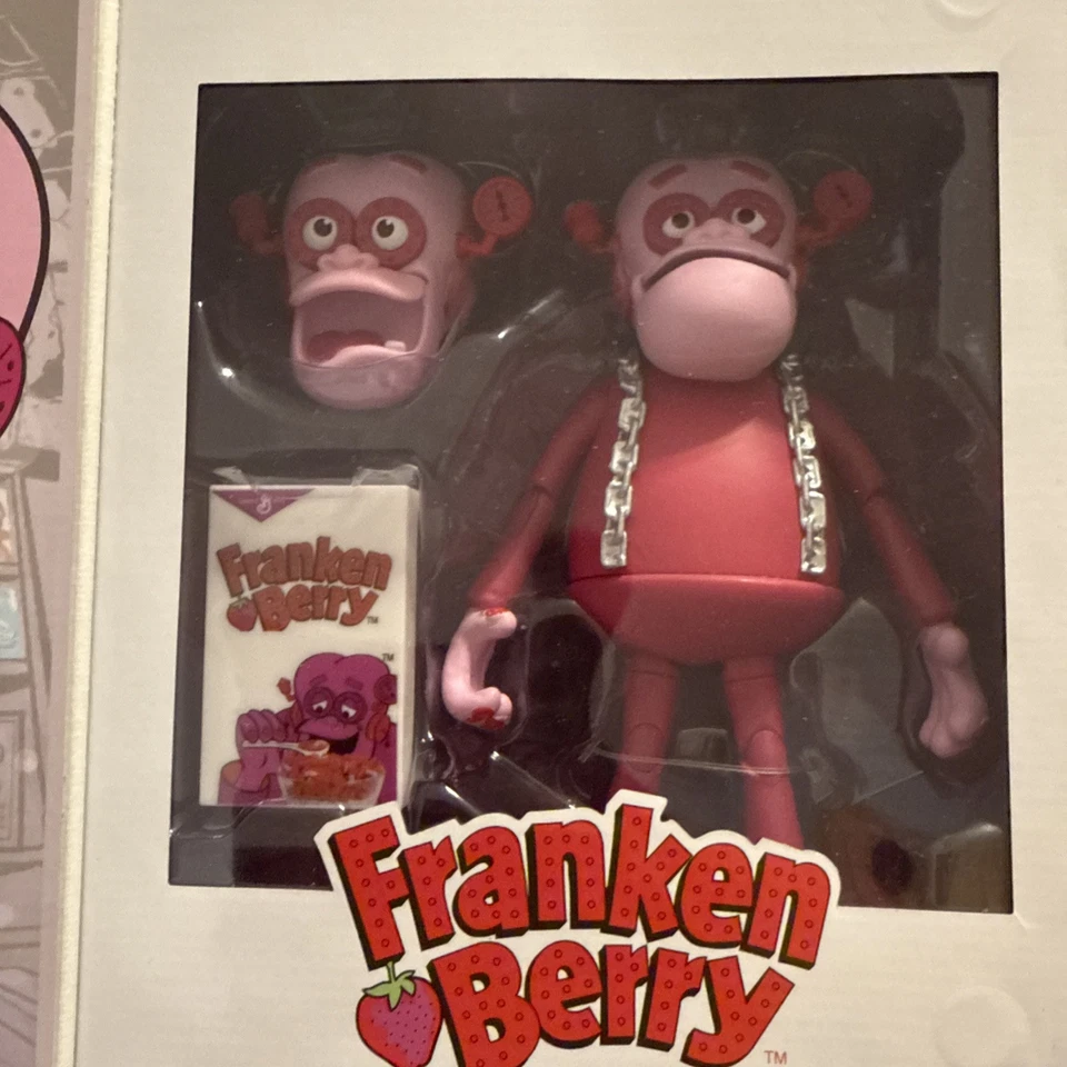 Figuras de acción Franken Berry & Count Chocula General Mills caja de cereales 6" - ¡NUEVO! Foto 4 de 4
