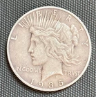 Nice Grade 1935 S, San Francisco Mint Peace Silver Dollar