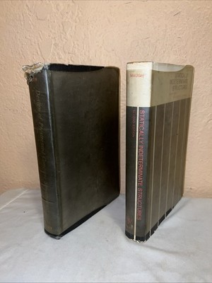 Lot Of 2 John Wiley & Sons Books: Statically Intermediate Structures & Concrete