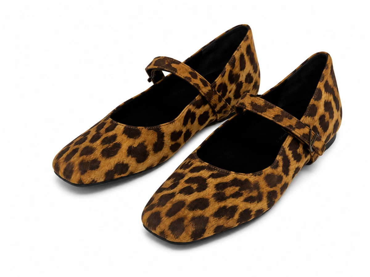NIB! LOEFFLER RANDALL “Wren” Chocolate Leather Hair Barrette Brown Mary Jane Flats for Women for sale | eBay main image 3