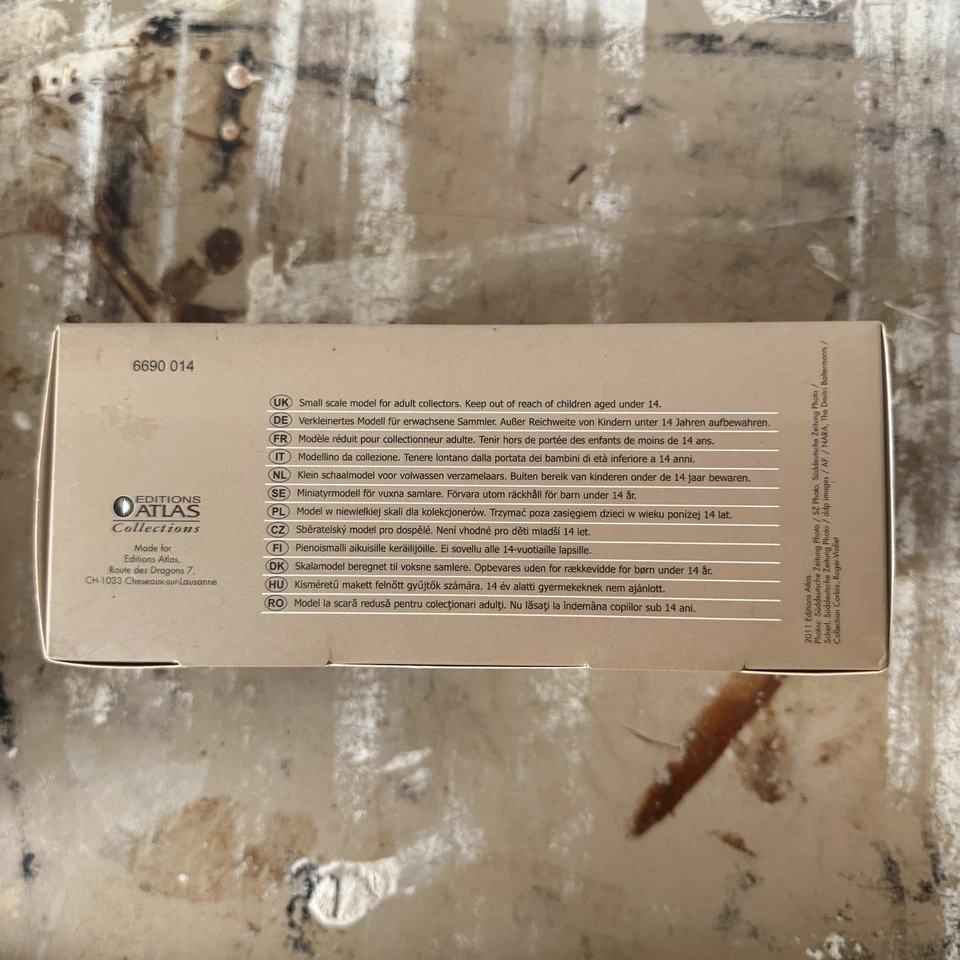 ATLAS 1/43 WW2 AMD 35 Panhard 178 French Armoured Military Car BOXED SEALED - Image 2 of 3