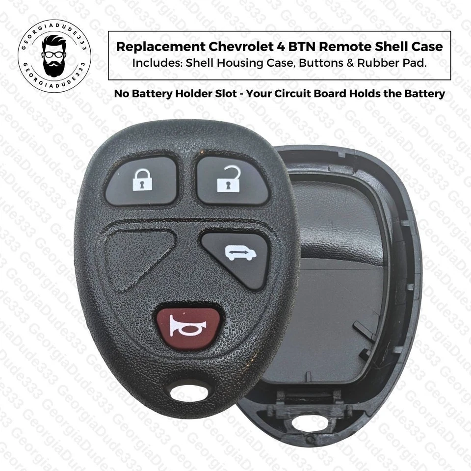 Carcasa de mando a distancia sin llave de repuesto apta para Chevrolet Uplander 2005-2007 Foto 2 de 4