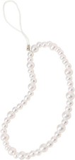 Beaded Phone Charm Lanyard Strap Girly Style Fixed Beads Pearl PH-fb-3