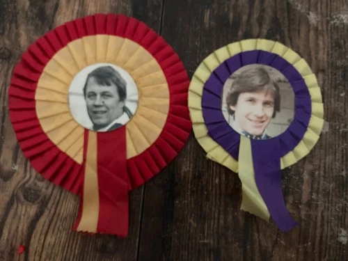 Speedway memorabilia 2 rider rosettes