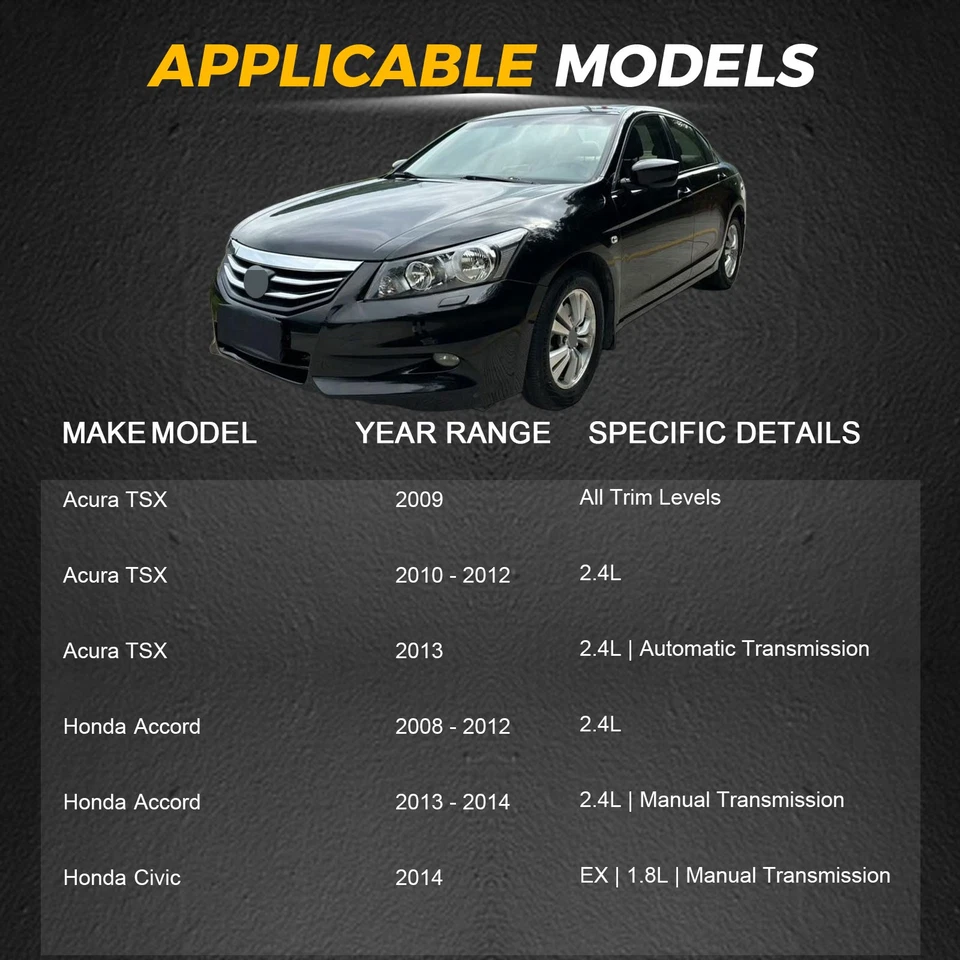 2PCS Front CV Axle Shaft for 2008 2009 2010 - 2014 Honda Accord Civic Acura TSX - Imagem 2 de 4