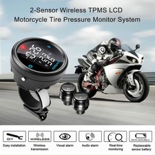 Steel Mate Motorcycle Tire Pressure Reading Monitor System Lcd Screen Display