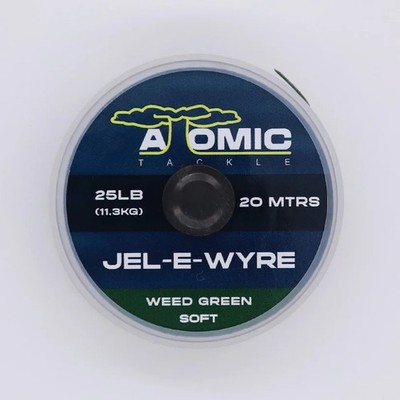 Atomic Tackle Jel-E-Wyre Soft Hookling - Karpfen Angelschnur Hooklink 15/25/35lb